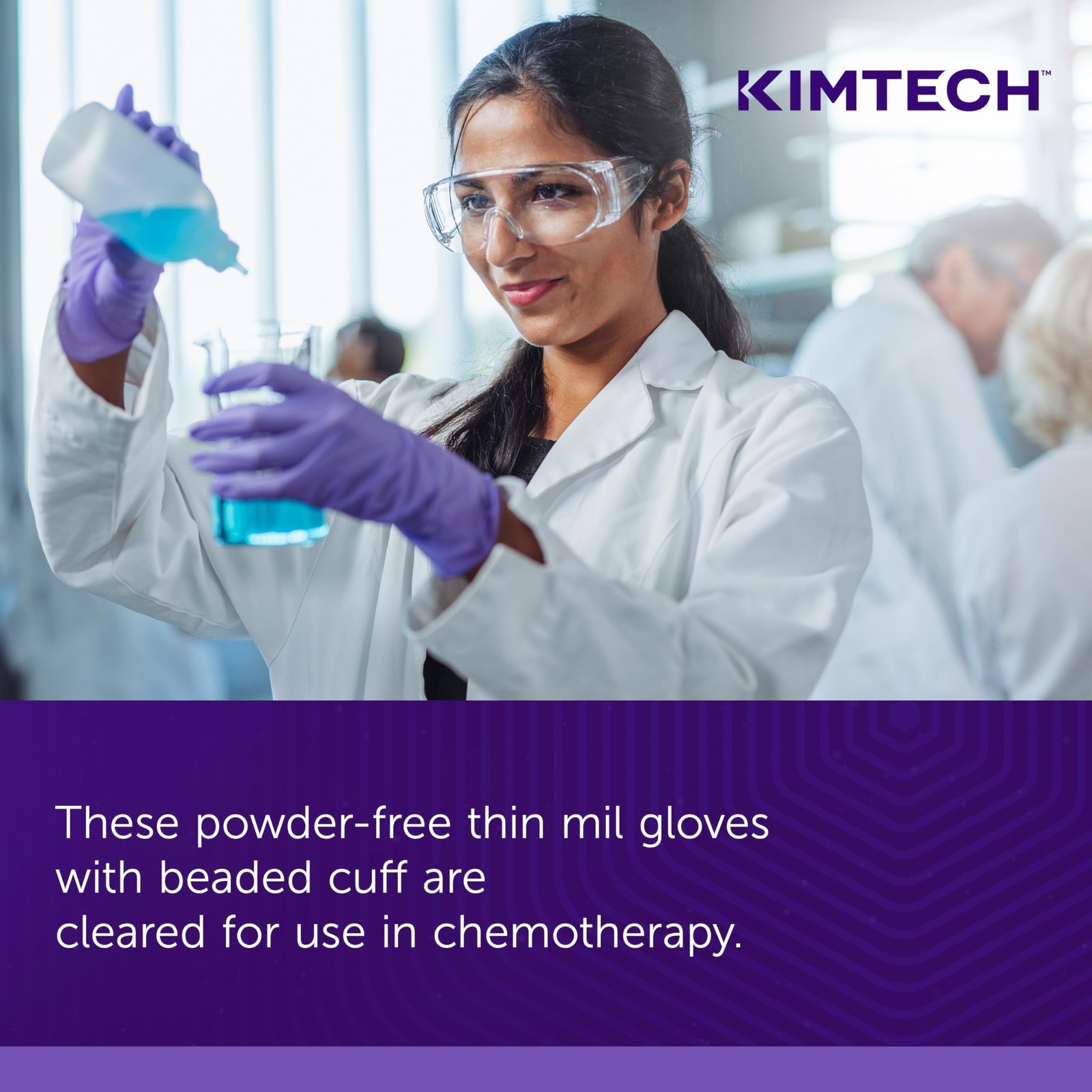 Kimtech™ Purple Nitrile™ Exam Gloves (55084), X-Large (Pack of 90),