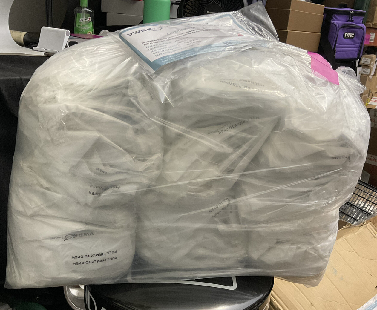 Case of 300 sterile sleeve, one size fits all-white