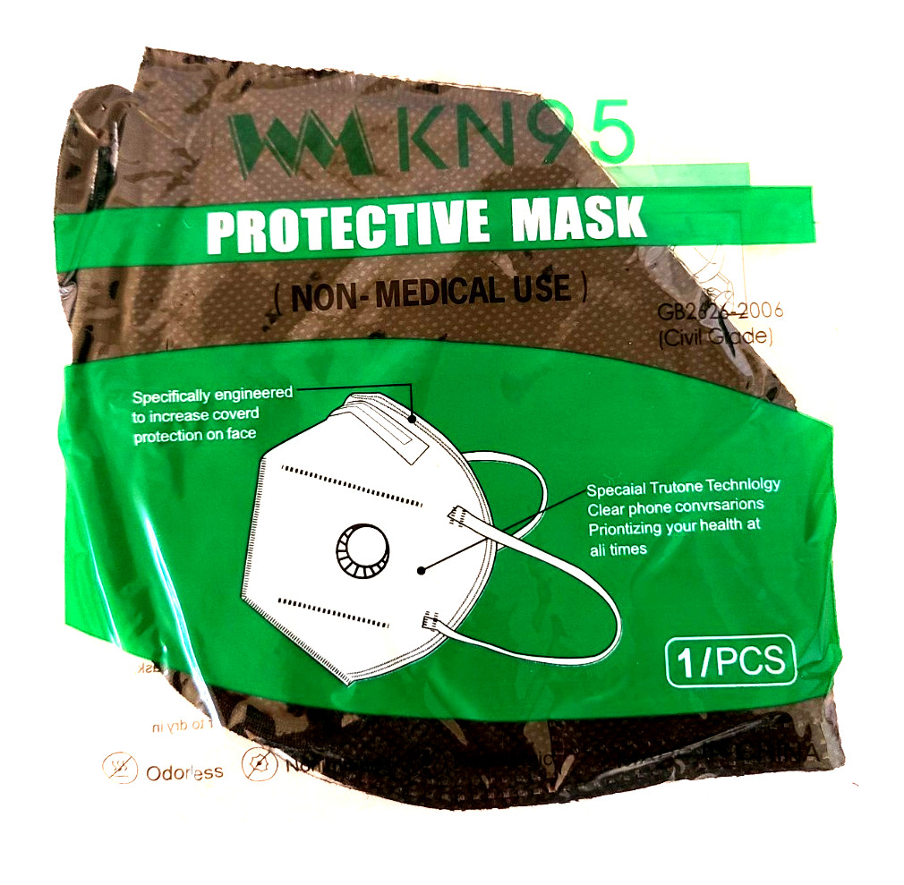 PROTECTIVE MASK KN95 Individually Wrap (50) Units Non-Medical Use NEW SEALED