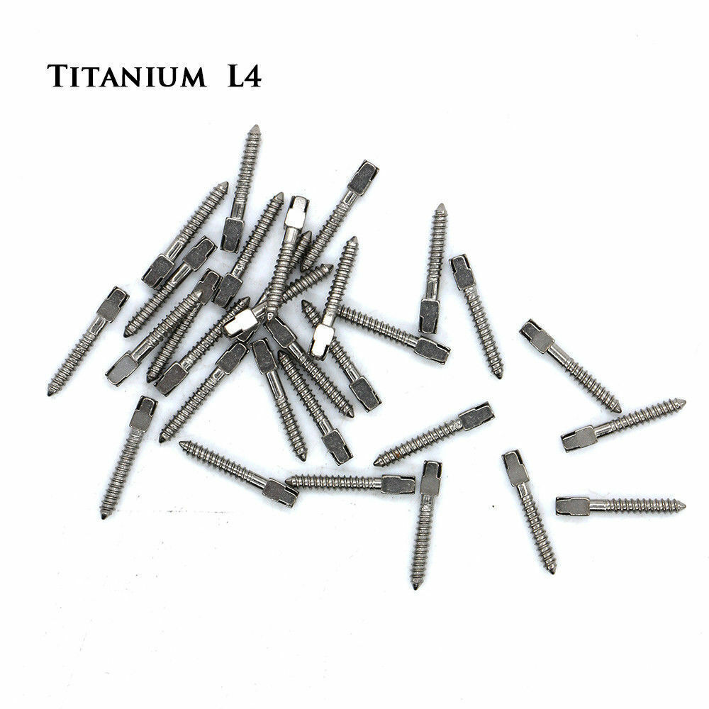 30Pcs Dental Conical Screw Posts Root Canal Pins Titanium Assorted All Size
