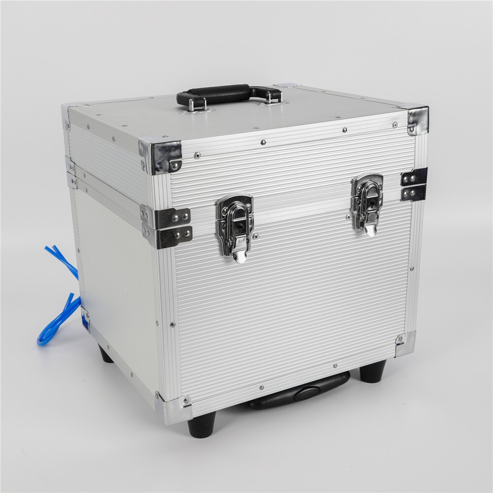 Portable Dental Delivery Unit: Rolling Box with 4 Holes Air Compressor Suction
