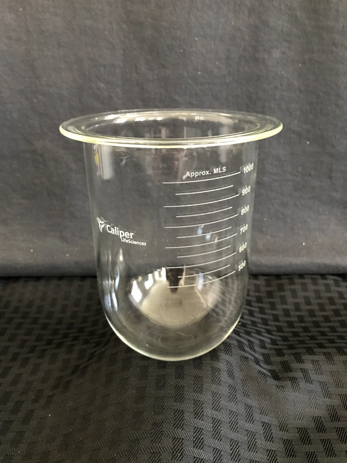 CALIPER LIFE SCIENCES Glass 1000mL 1L Dissolution Testing Vessel 170mm H
