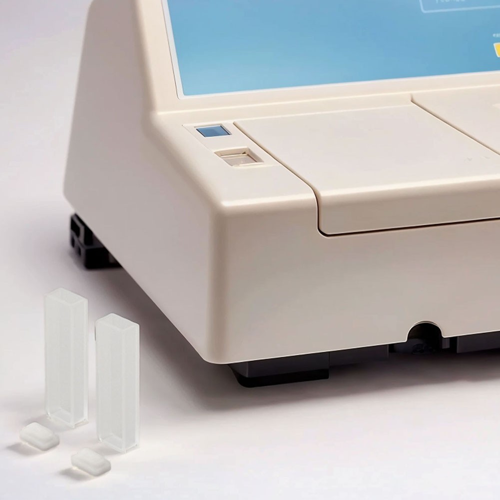 for 2 Optical Path Quartz Cuvettes for Neutral Solutions and Heat Resistance