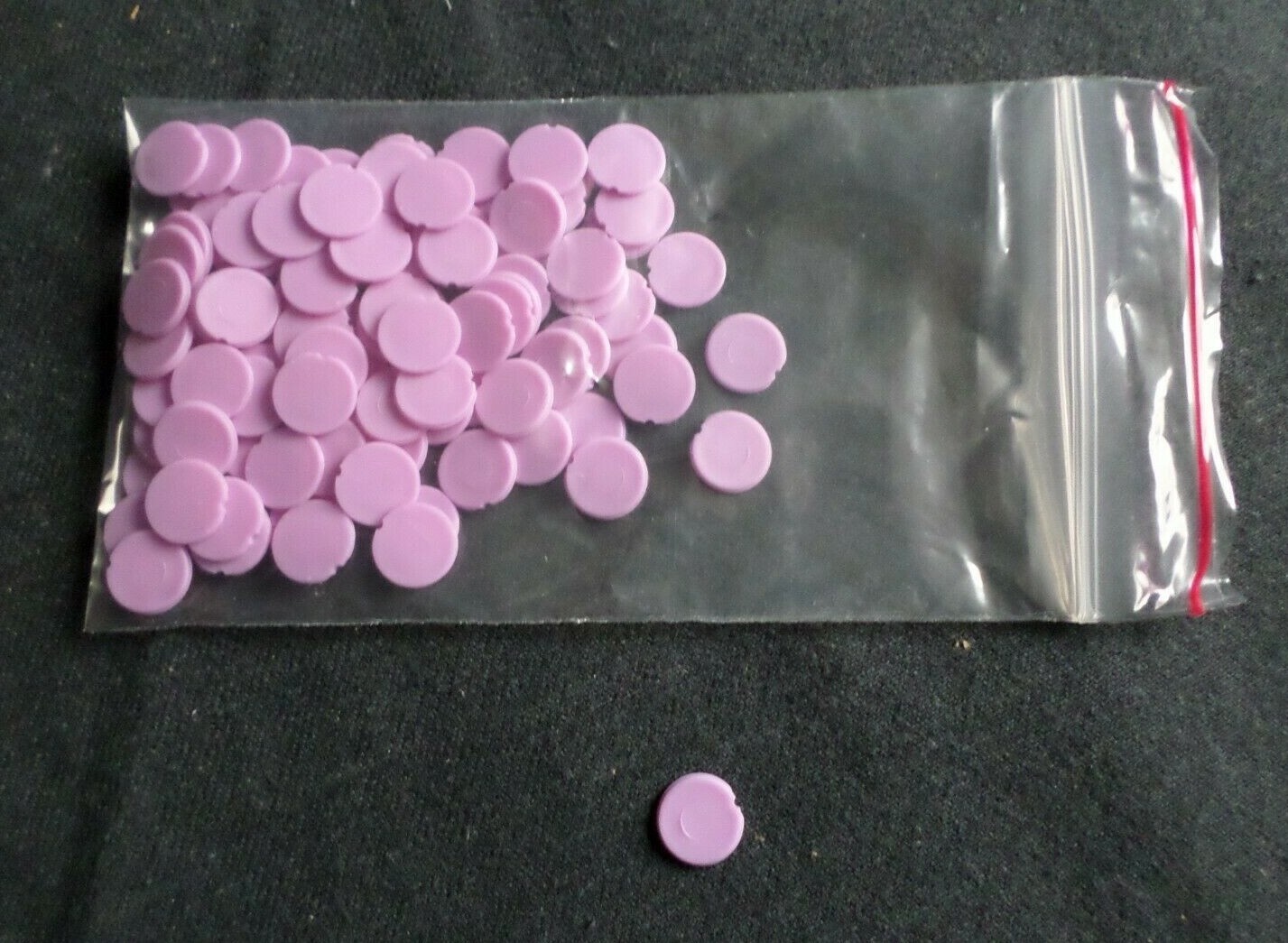 (100) 11mm Purple Cap Inserts for CyroStore Cryogenic Vials, 212435-V