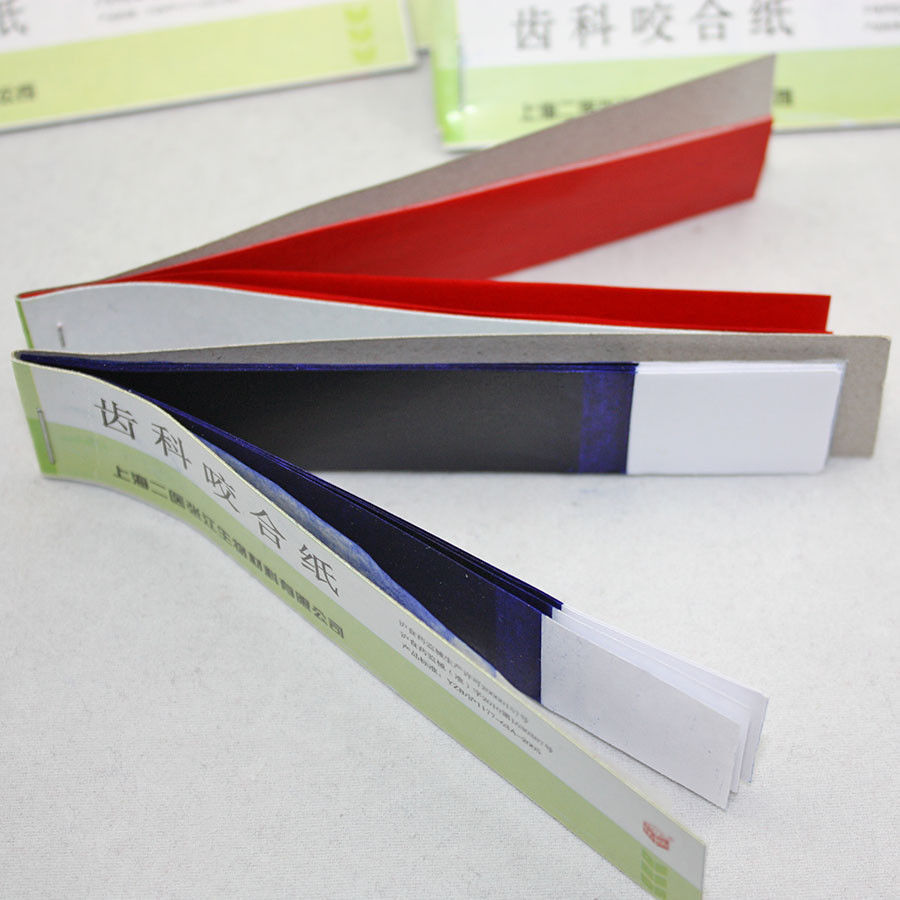 2 Box Dental Articulating Paper Practical Soft Thin Strips (400 SHEETS) Red&Blue