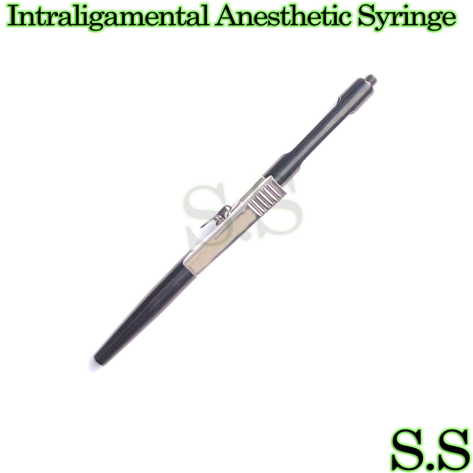 Dental Citoject Intraligamental Syringe 1.8ml Black Stainless Steel DN-2116