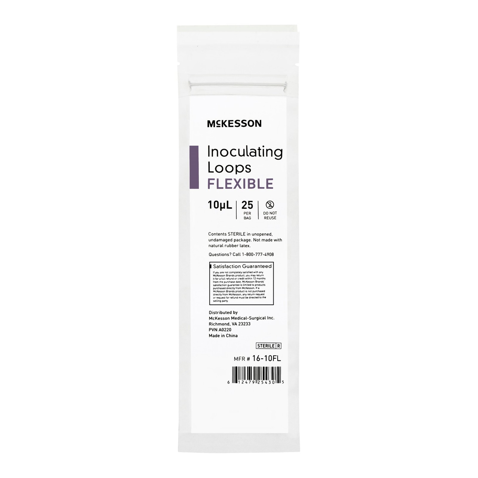 McKesson Inoculating Loop Sterile Disposable 16-10FL 1000 Ct