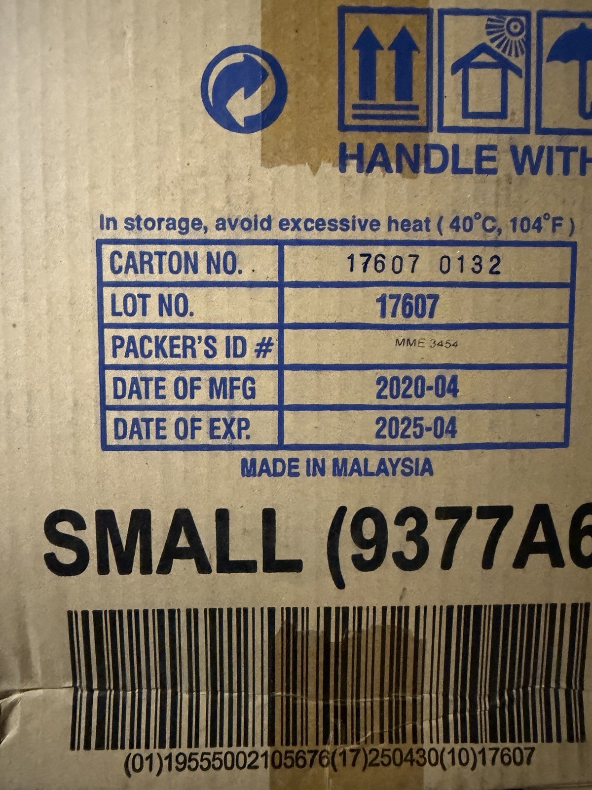 Case Of 2000 Sonic 200 Gloves Nitrile Powder Free Examination Gloves (Small)