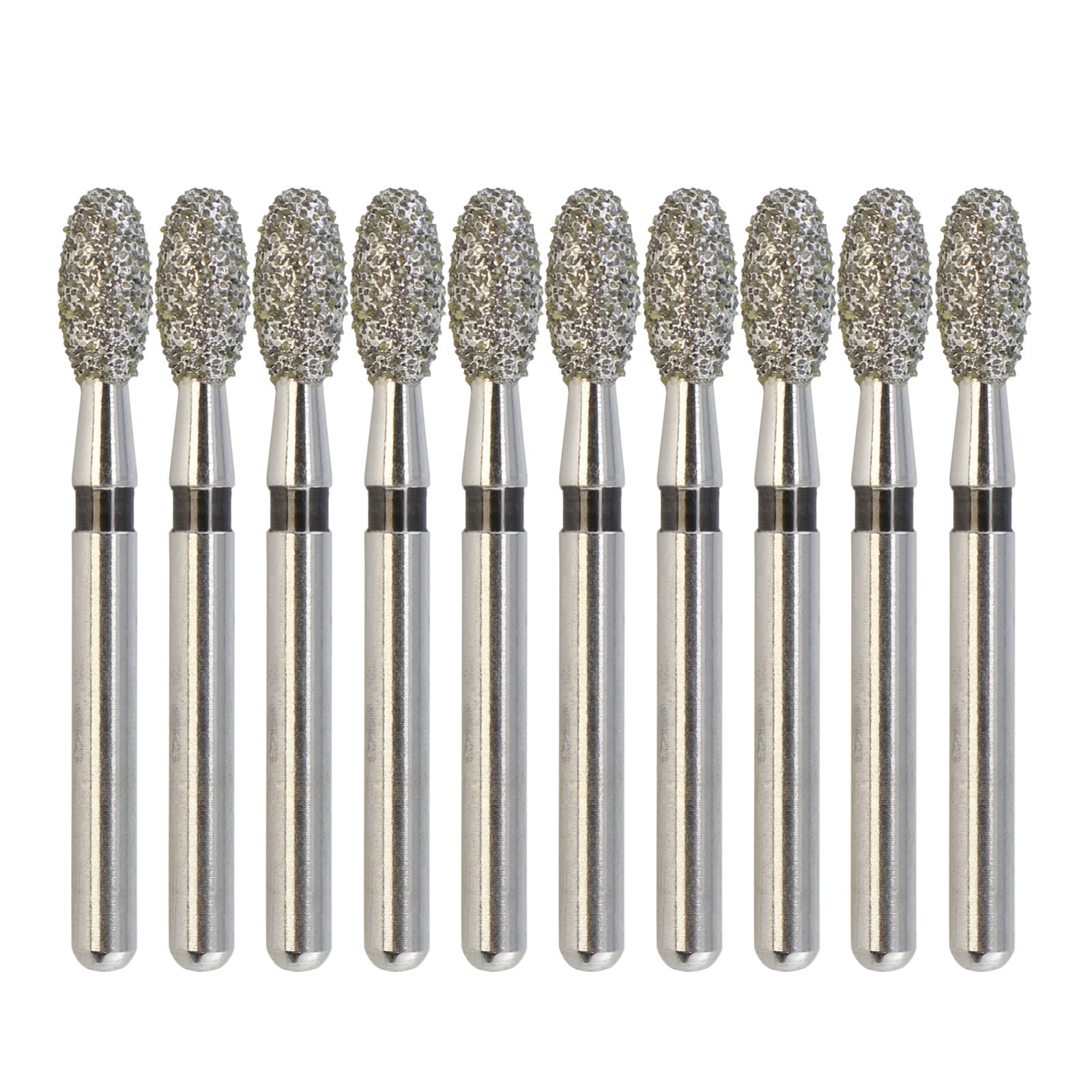 Dental Burs Diamond Egg Football FG Burs 379/023SC Super Coarse Black High Speed