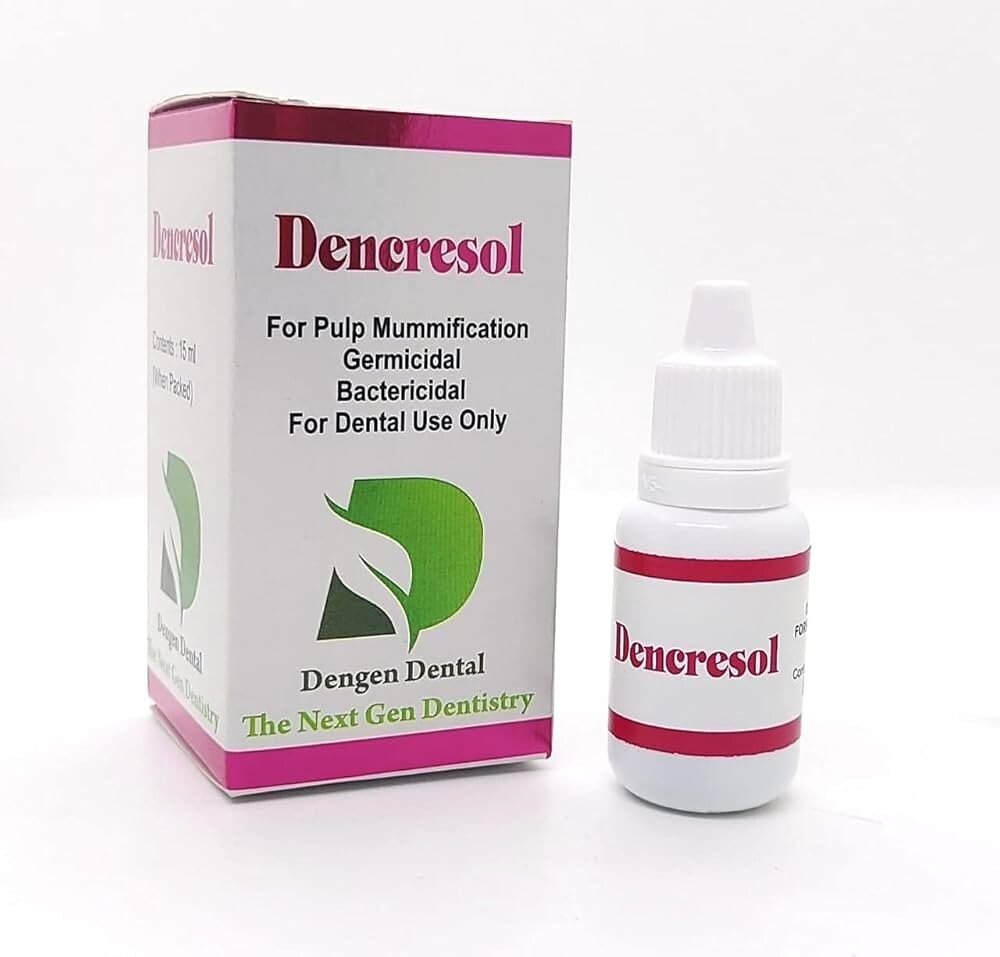5 x Denntal DENCRESOL 15ml Pack A Best Formacresol for Pulp Mummification