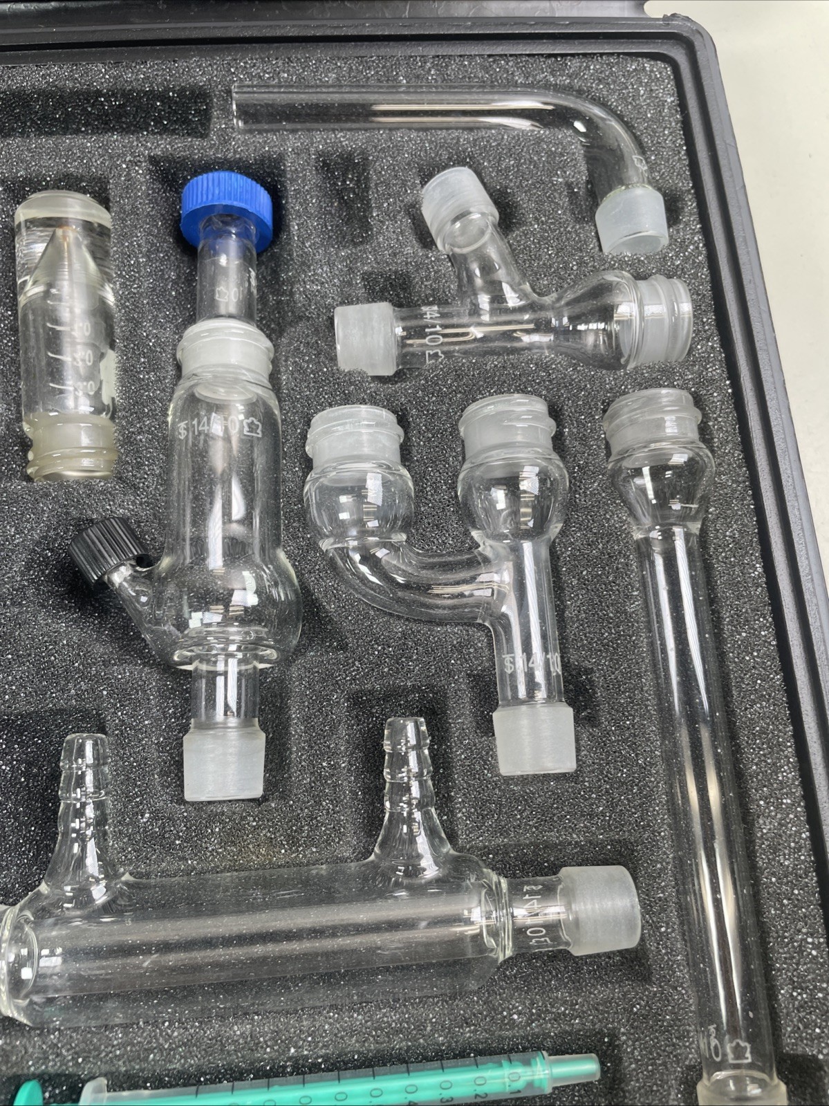 USED Kontes Microflex Williamson K-746000-0000 Chemistry Kit 18pc Glass + More 5