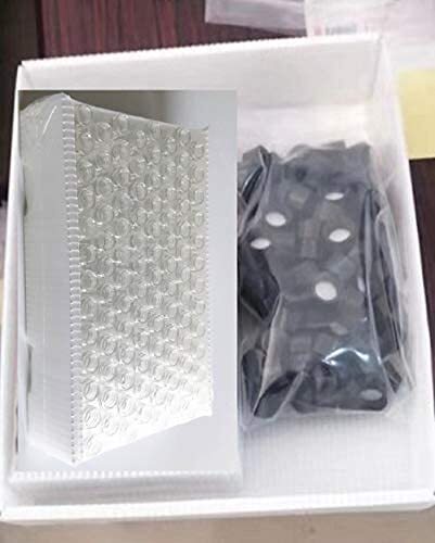 100 Pack 10ml Clear Glass Sample Vials Liquid Sampling Bottles with Screw Caps
