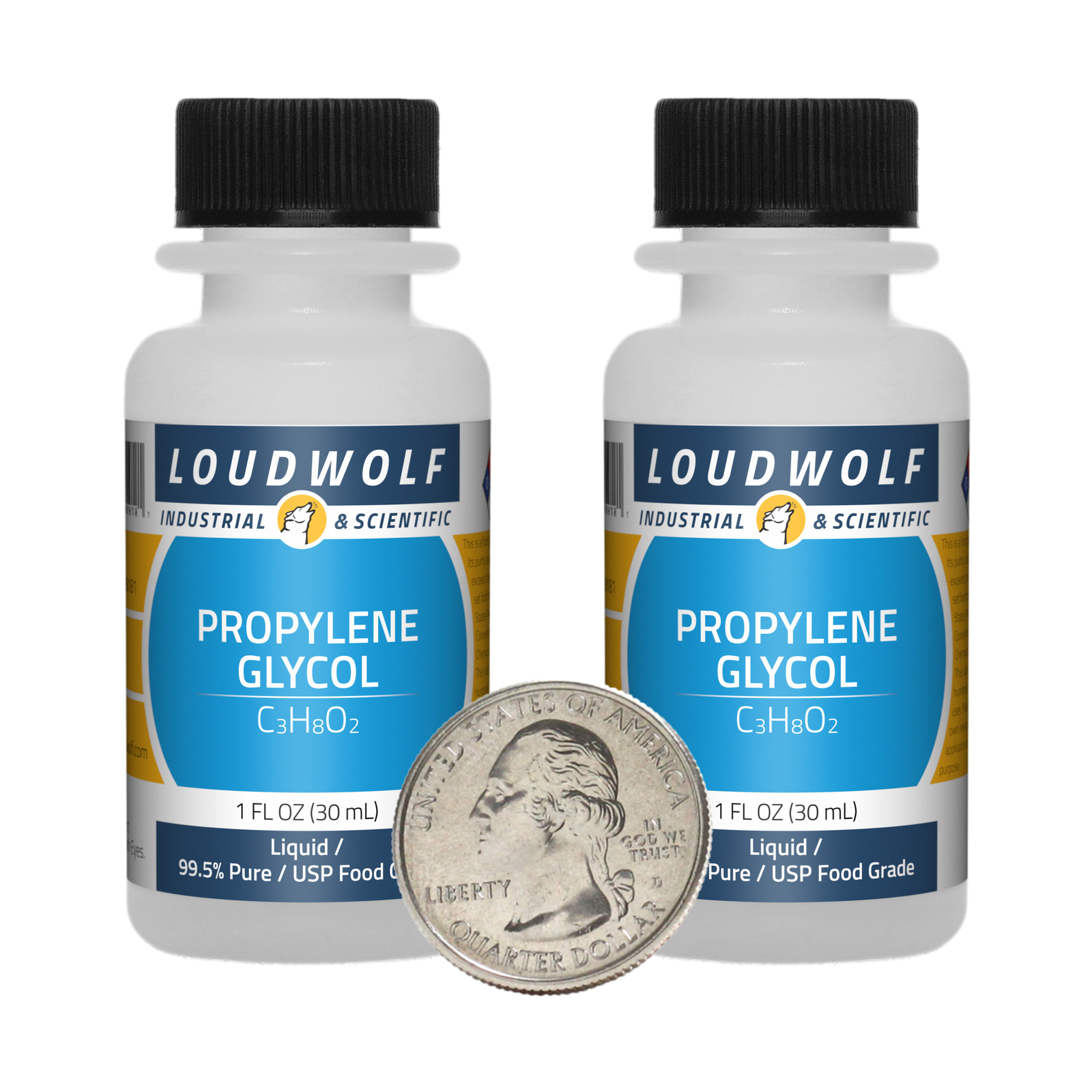Propylene Glycol / 2 Fl Oz / 2 Bottles / 99.5% Pure USP Food Grade / Liquid
