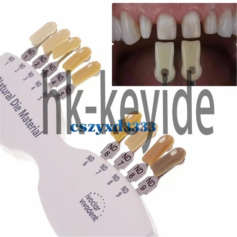Dental IPS Ivoclar Vivadent Natural Die Teeth Shade Guide Abutment ND 1-9 Colors