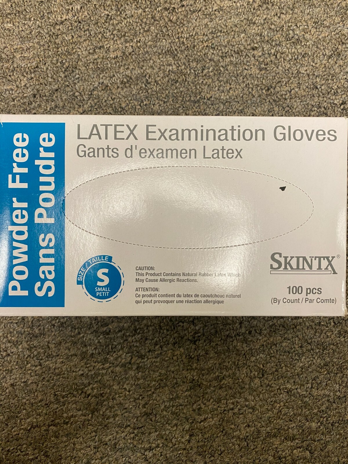 Small Powder Free Latex Examination Gloves 100pcs