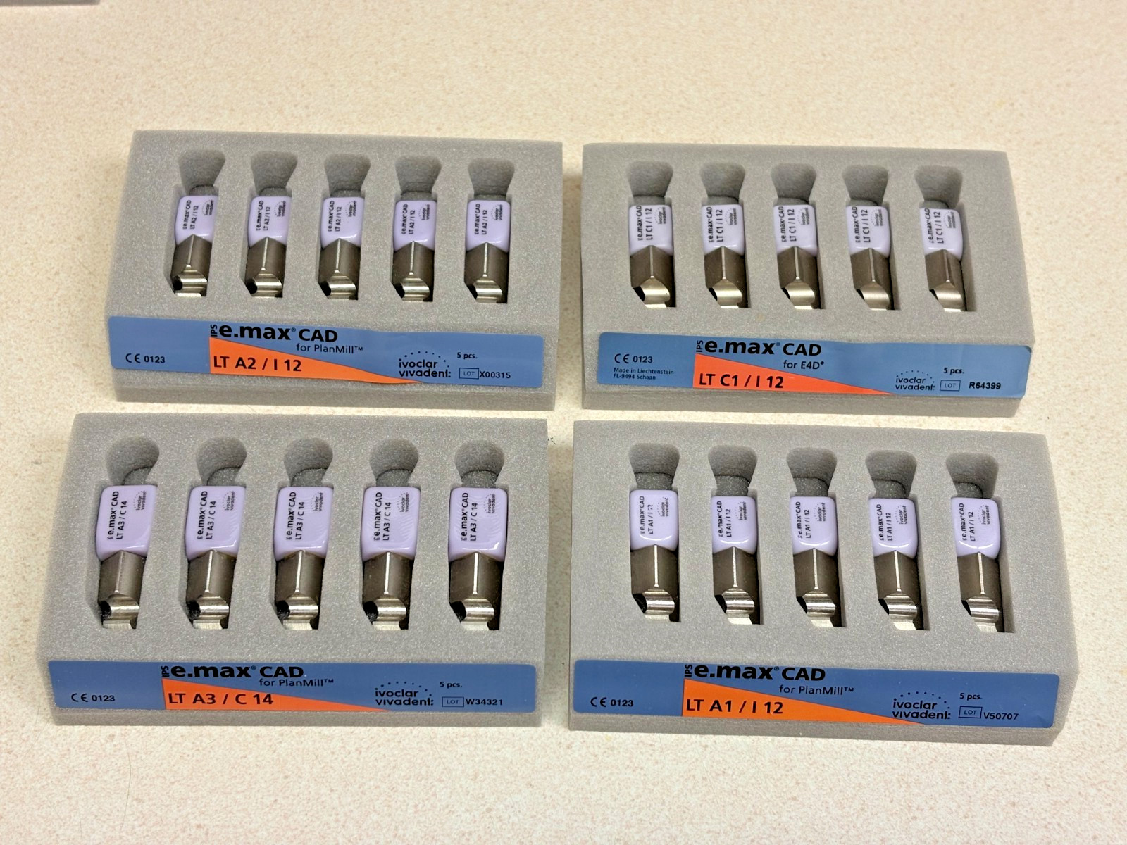e.max CAD Cerec Blocks