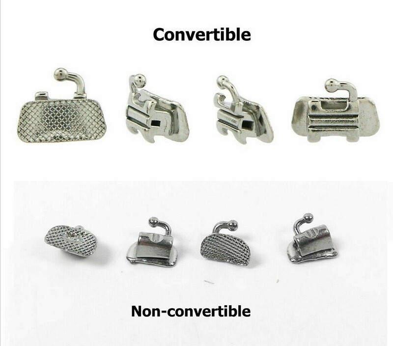 Dental Orthodontic Bracket Braces Buccal Tubes 1st / 2nd Molar Roth MBT 022 018
