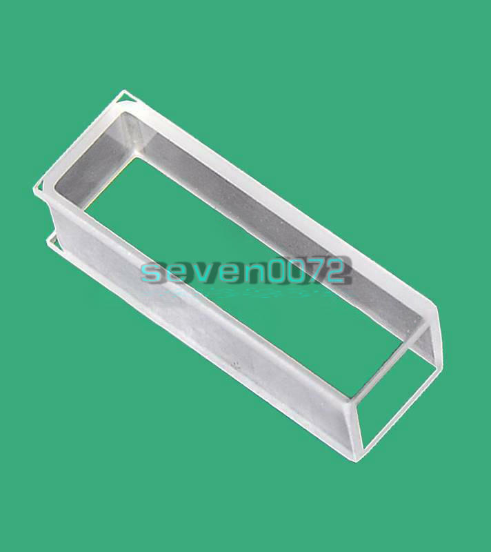1,2pcs 751 Optical glass cuvette, light path 10mm,volume 3.5ml NEW