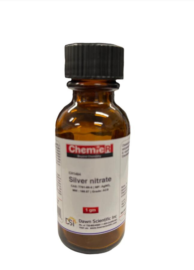 Silver Nitrate 1 gm ACS grade/99.99%/ Fast Ship