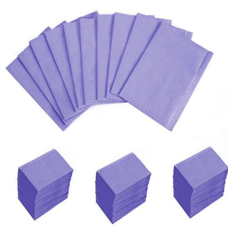 13″ x 18″ Dental Bibs Disposable Pack of 125,Soft and Waterproof Dentist Bibs fo