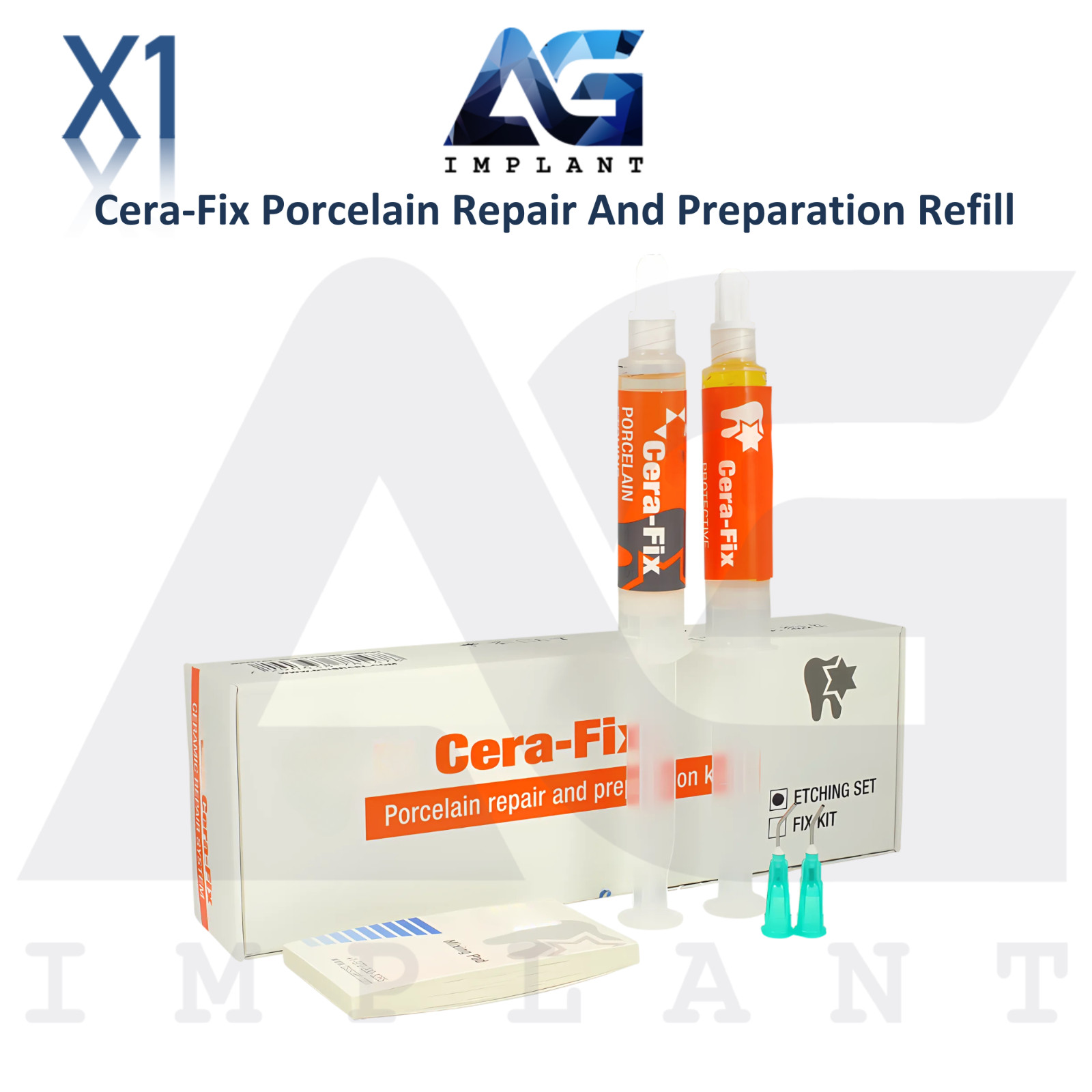 Dental Porcelain Repair & Preparation Basic Kit Aesthetic Solution Lab