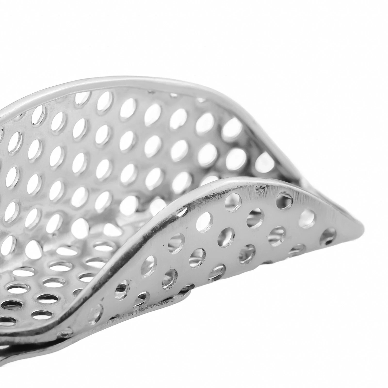 Dental Stainless Steel Metal Impression Trays Partial Set Perforated Quadrant
