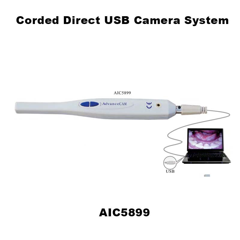 TPC Dental Advance Cam Intraoral Camera Corded Direct USB Camera System