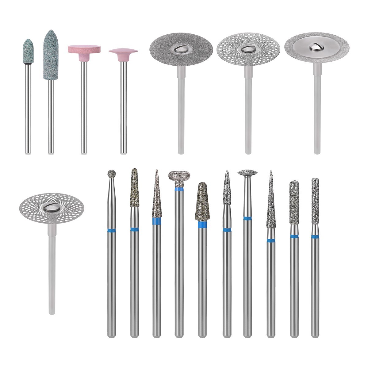 3 Boxes Dental High Speed Diamond Burs Drill Interproximal Enamel kit AZDENT