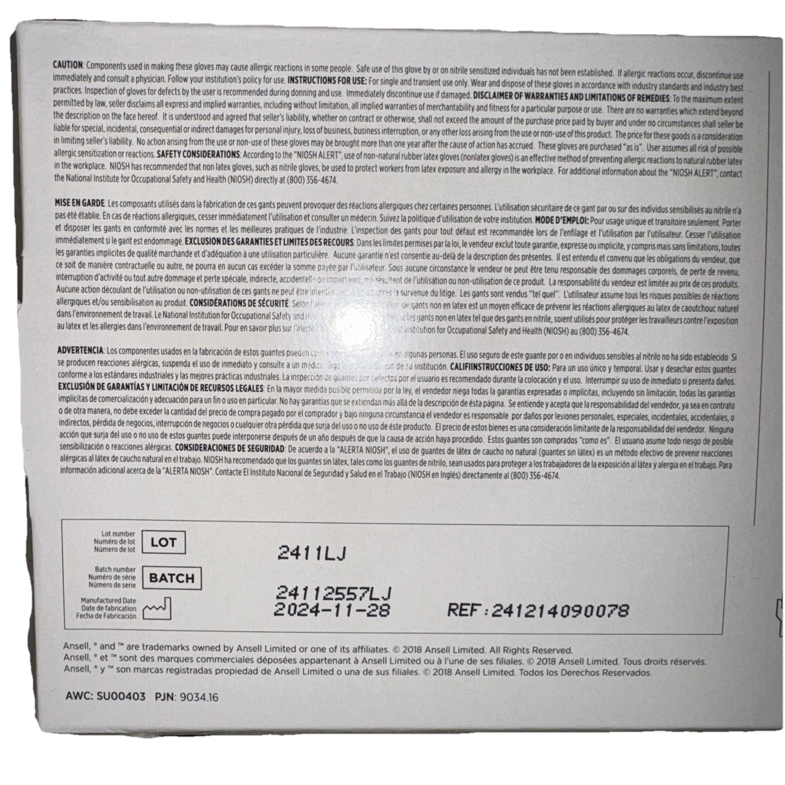 Ansell MicroFlex FreeForm Blue Disposable Nitrile Glove 5 Mil Size- Medium 50 CT
