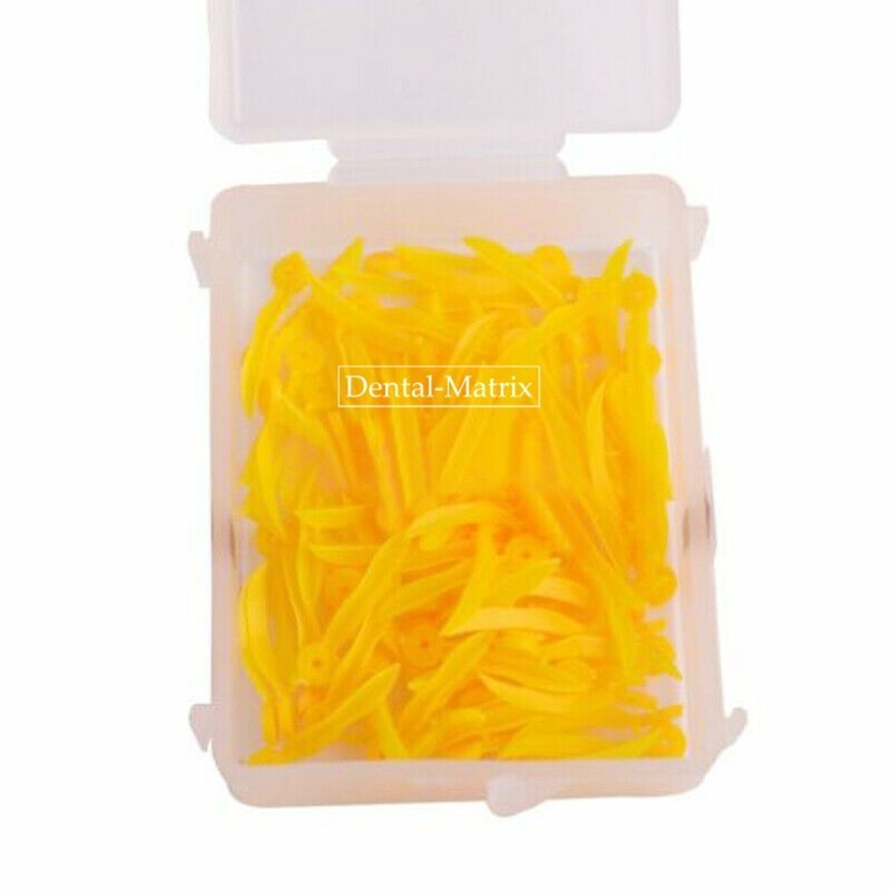Dental Disposable Plastic Wedge Diastema Wedges Tooth Gap Arc Filling with Hole