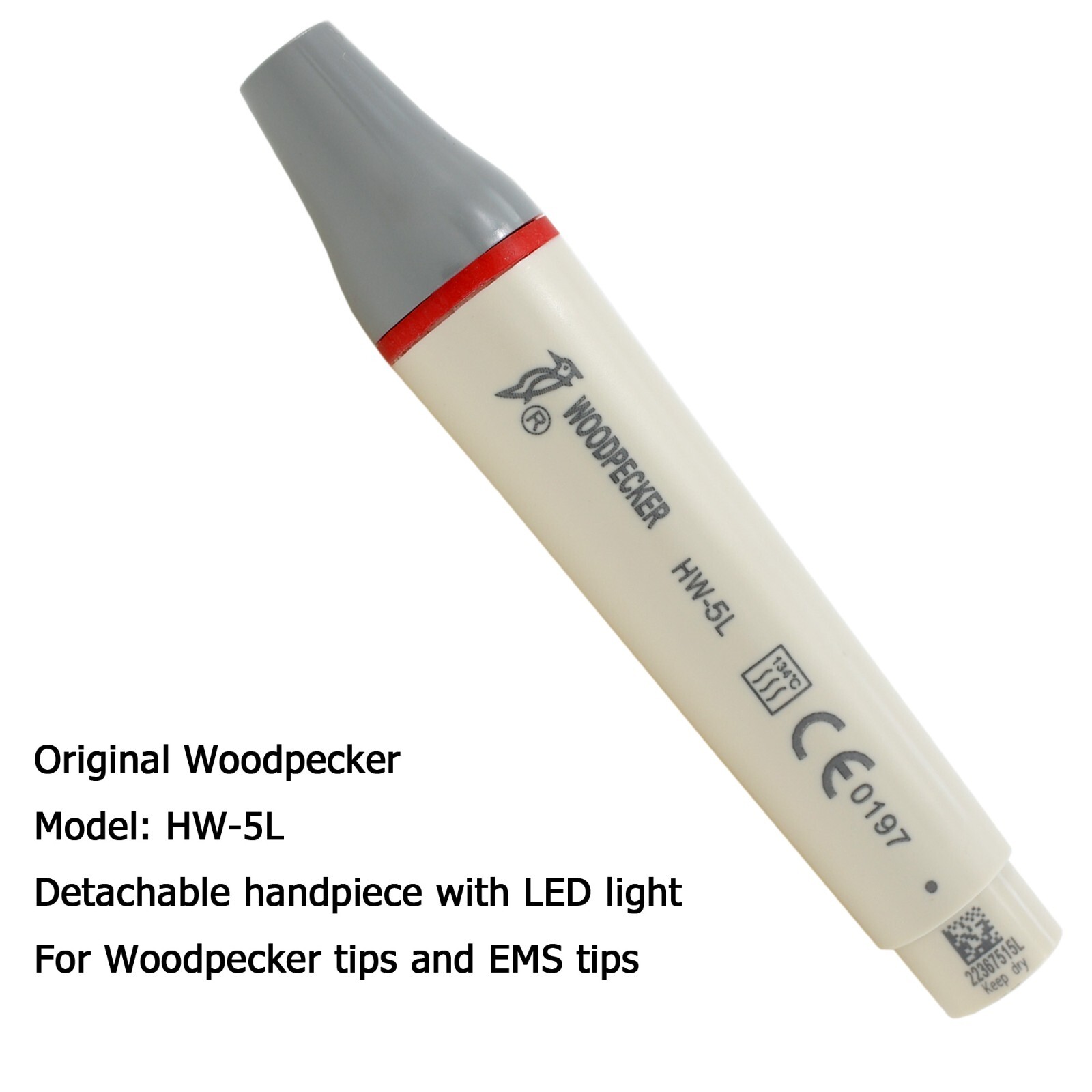 Woodpecker Dental Ultrasonic Scaler HW-5L Handpiece Piezo Tips G1 P1 UDS-N3 LED