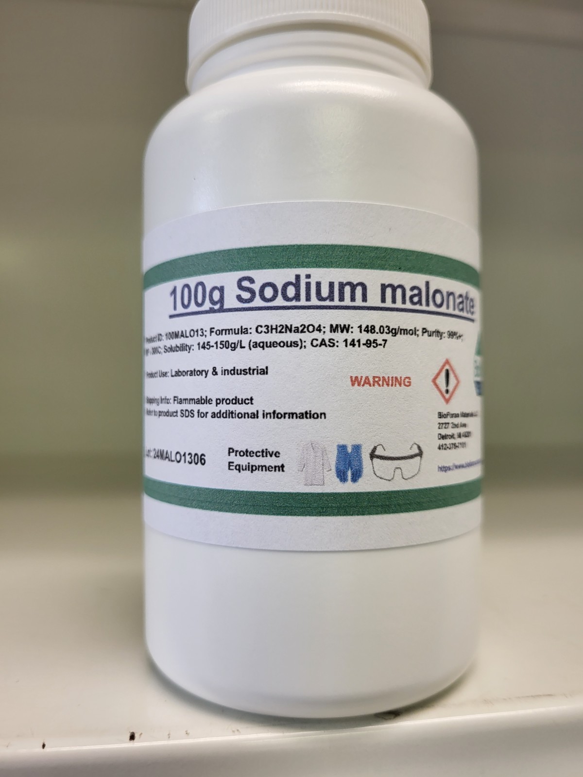 Sodium malonate, CAS 141-95-7
