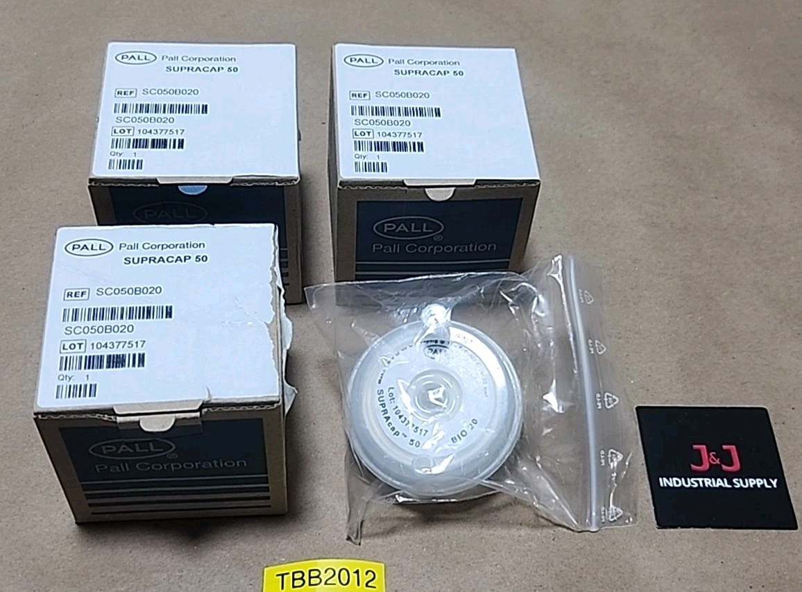 *NEW* [4] Pall SC050B020 BIO-20 SUPRAcap 50 Depth Filter Capsules + Warranty!
