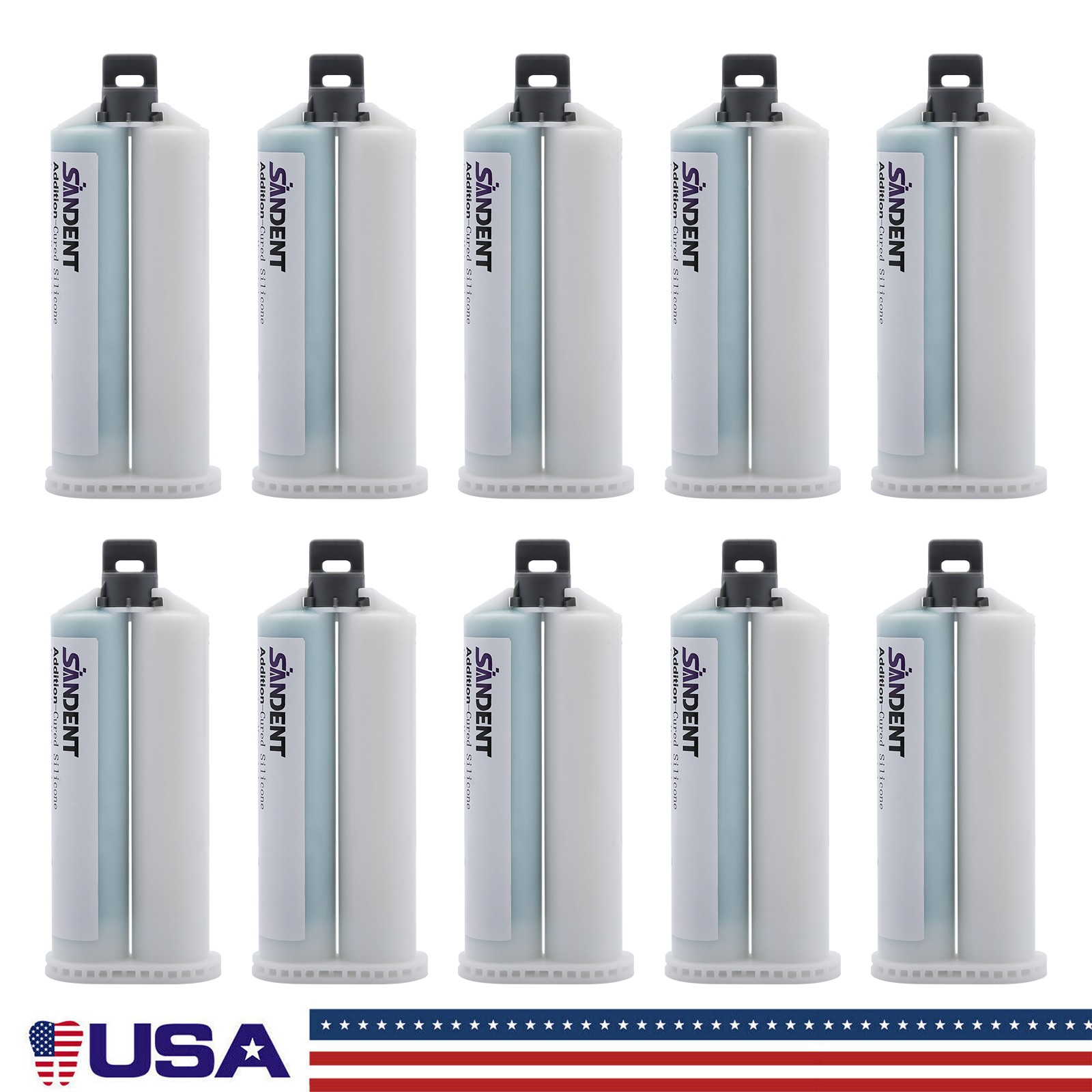 Impression Material VPS Heavy Body Regular Set 10 x 50ml + 50 TIPS