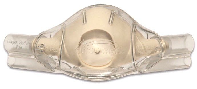 Accutron ClearView Single-Use Disposable Nasal Hood – Adult French Vanilla 12/pk