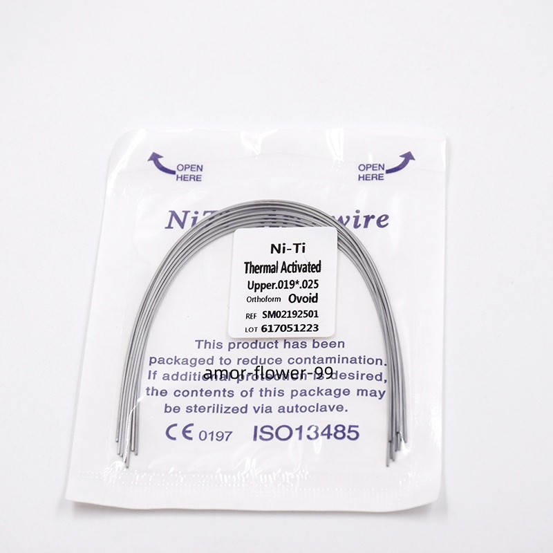Dental Ortho Thermal Activated Round/Rectangular Arch Wire Ovoid/Natural/Square