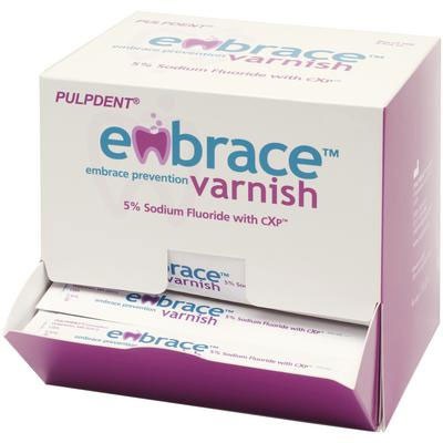 Embrace Varnish, 5% Sodium Fluoride with CXP – 50 x 0.4 mL Unit Doses. CXP