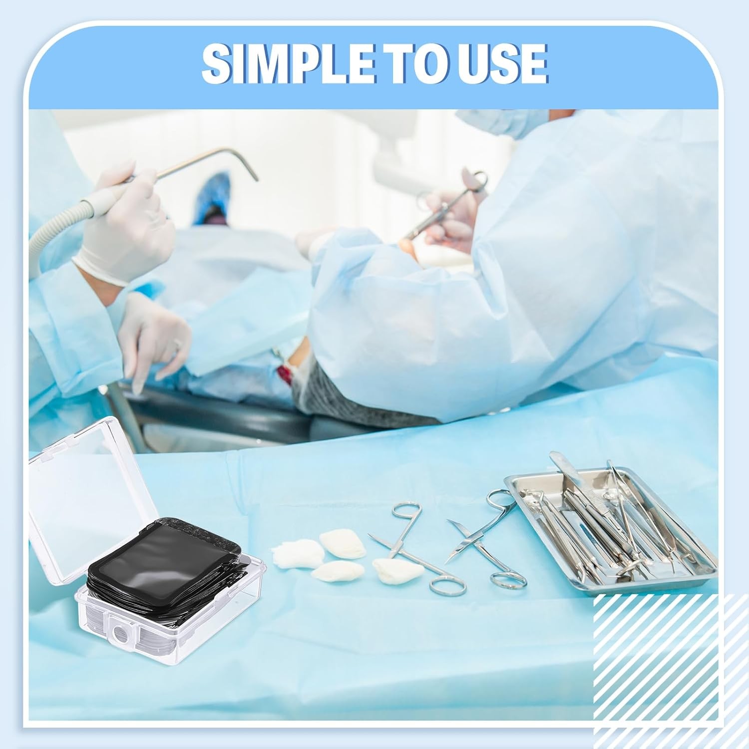 10000 Pcs Disposable Dental X-Ray Barrier Envelopes Size 2 Protective Sleeves US