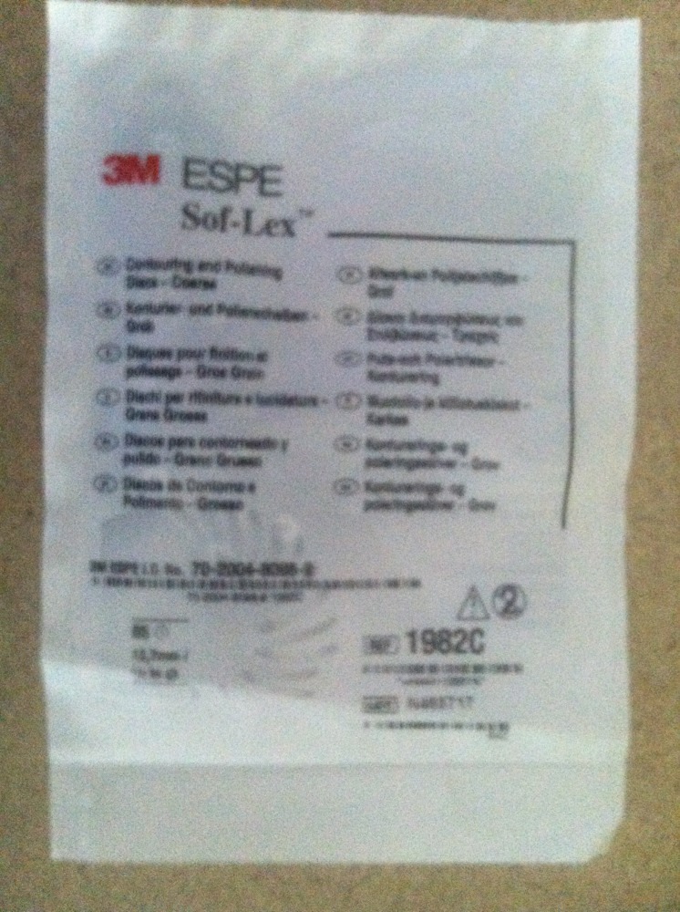 3M Sof-Lex soflex Discs Pack of 85 Black Series 1982C Coarse 1/2″ 12.7mm Dental