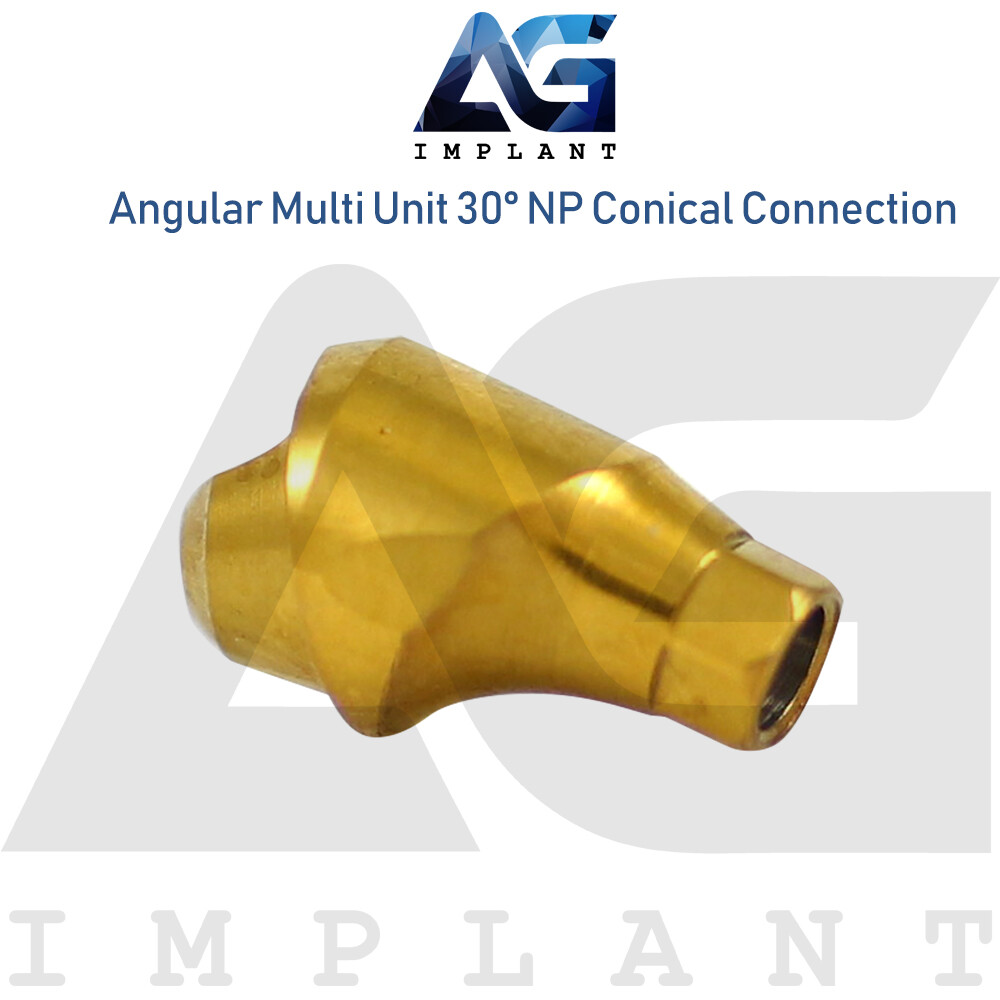 Angular Multi Unit Abut ment 30° Full Kit Conical Connection NP 2.25mm Hex