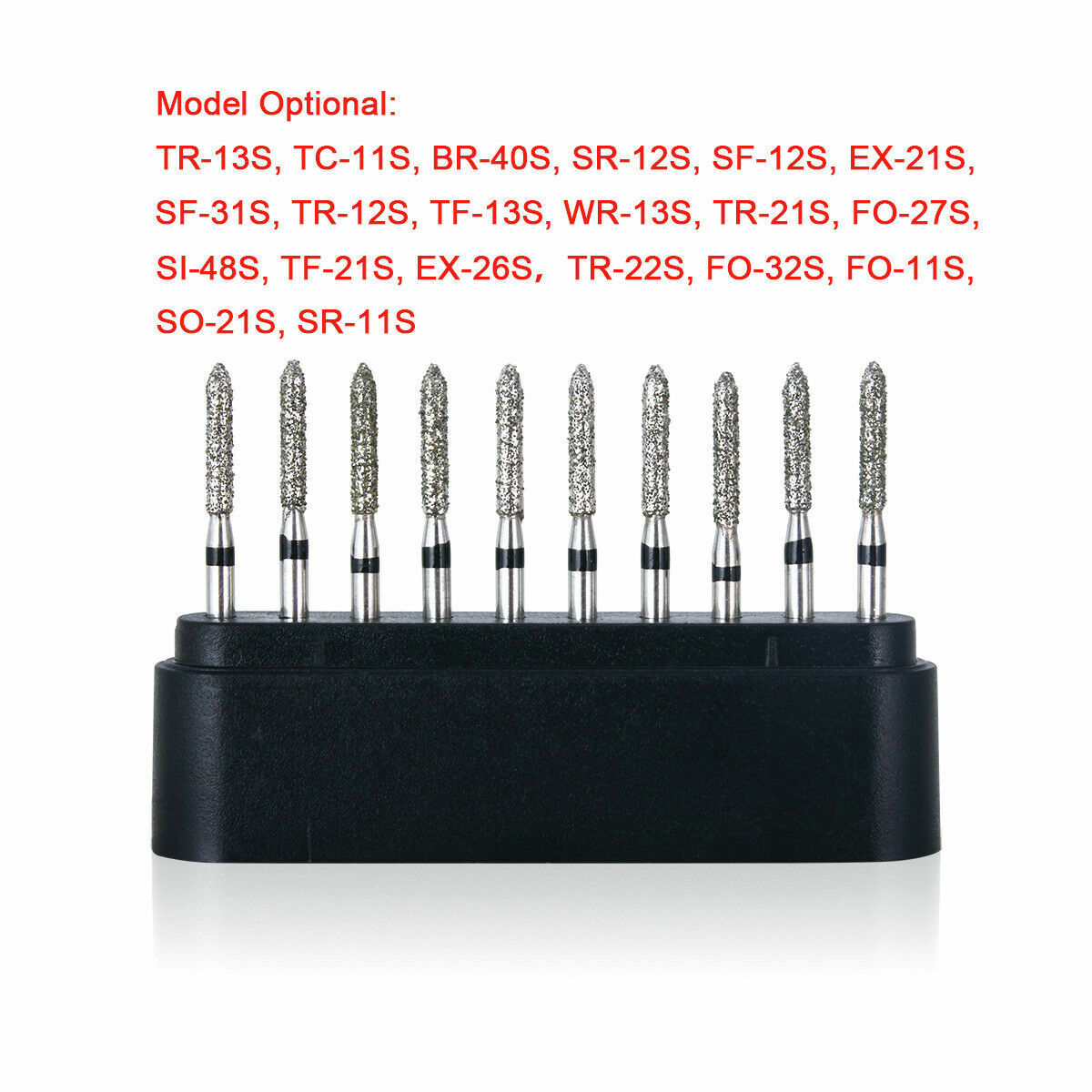 AZDENT Dental Super Coarse Diamond Burs Drills FG For High Speed Handpiece