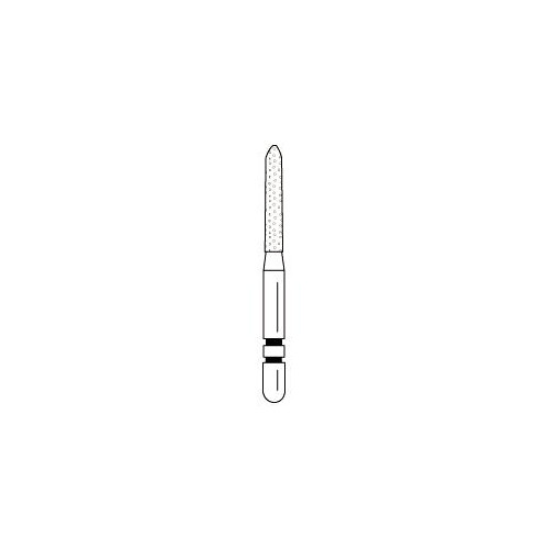 Abrasive Technology Two Striper FG 251.8 Bevel Cylinder Coarse Diamond Burs 5/Pk