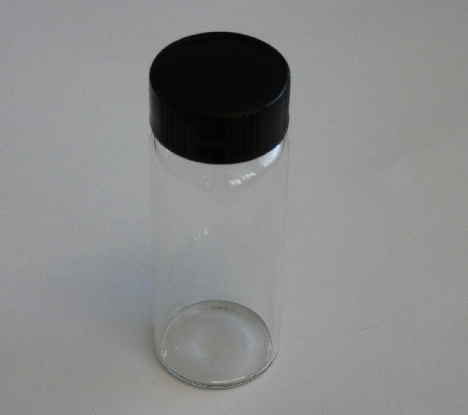 12x 30 ml 1 oz Clear Glass Bottle Tube Screw Cap Pack of 12