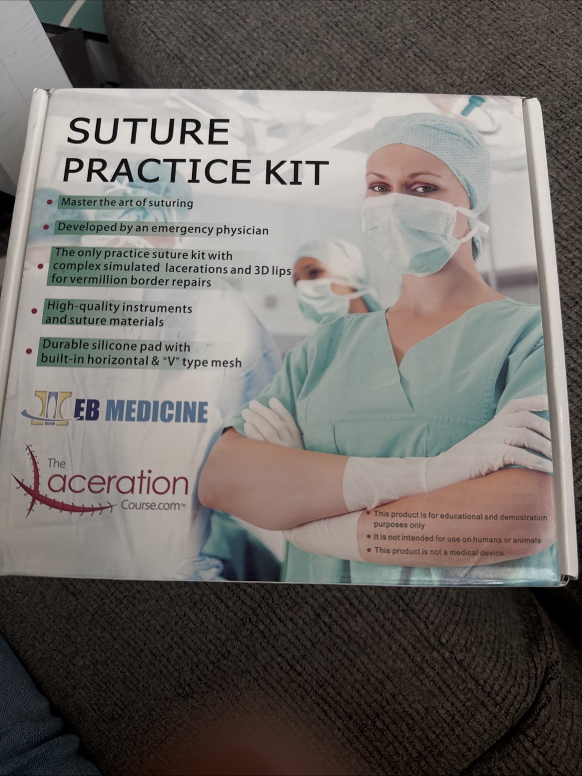 Suture Practice Kit Eb Medicine New Sealed