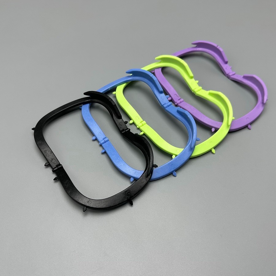 10Pcs Dental Foldable Rubber Dam Frames Hager X-Ray Film Bracket Plastic Frame