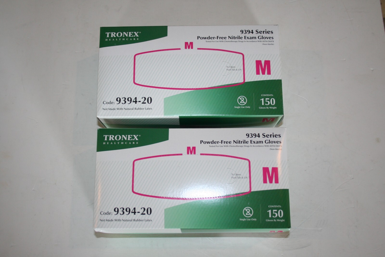 Tronex Chemo-Rated Nitrile Powder-Free Exam Gloves Medium 300 Gloves 2/150 ea.