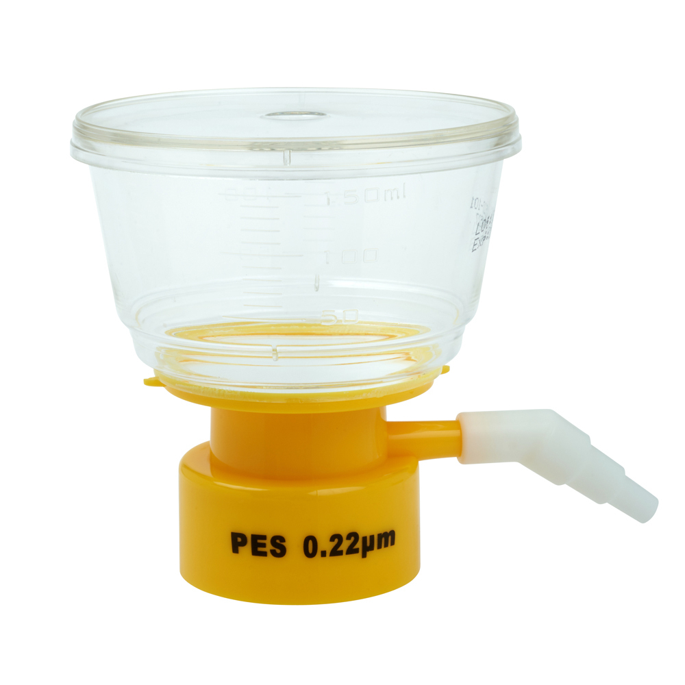CELLTREAT 150mL Bottle Top Filter, PES, 0.22, 50mm, 24/Case, Sterile, #229715