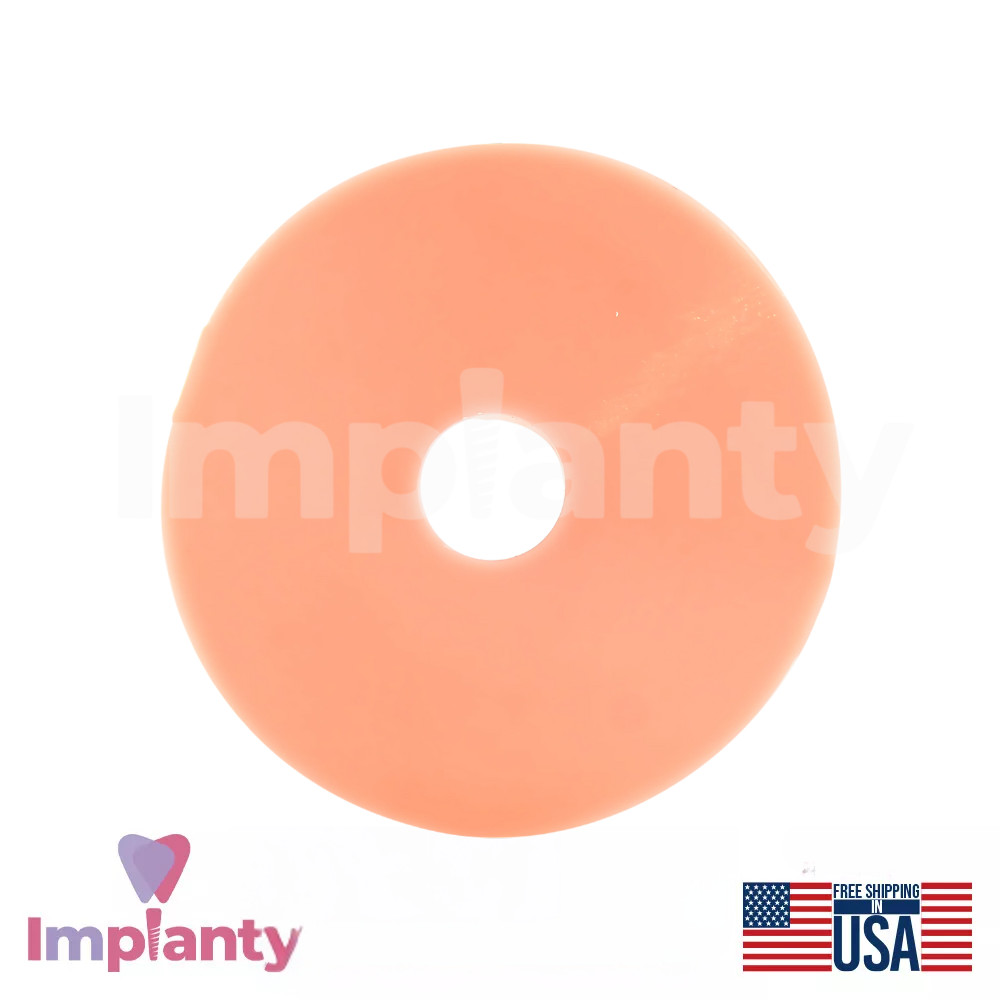 1x Dental Straight Lock Attachment Soft Silicone Set Titanium Int Hex 2.42mm