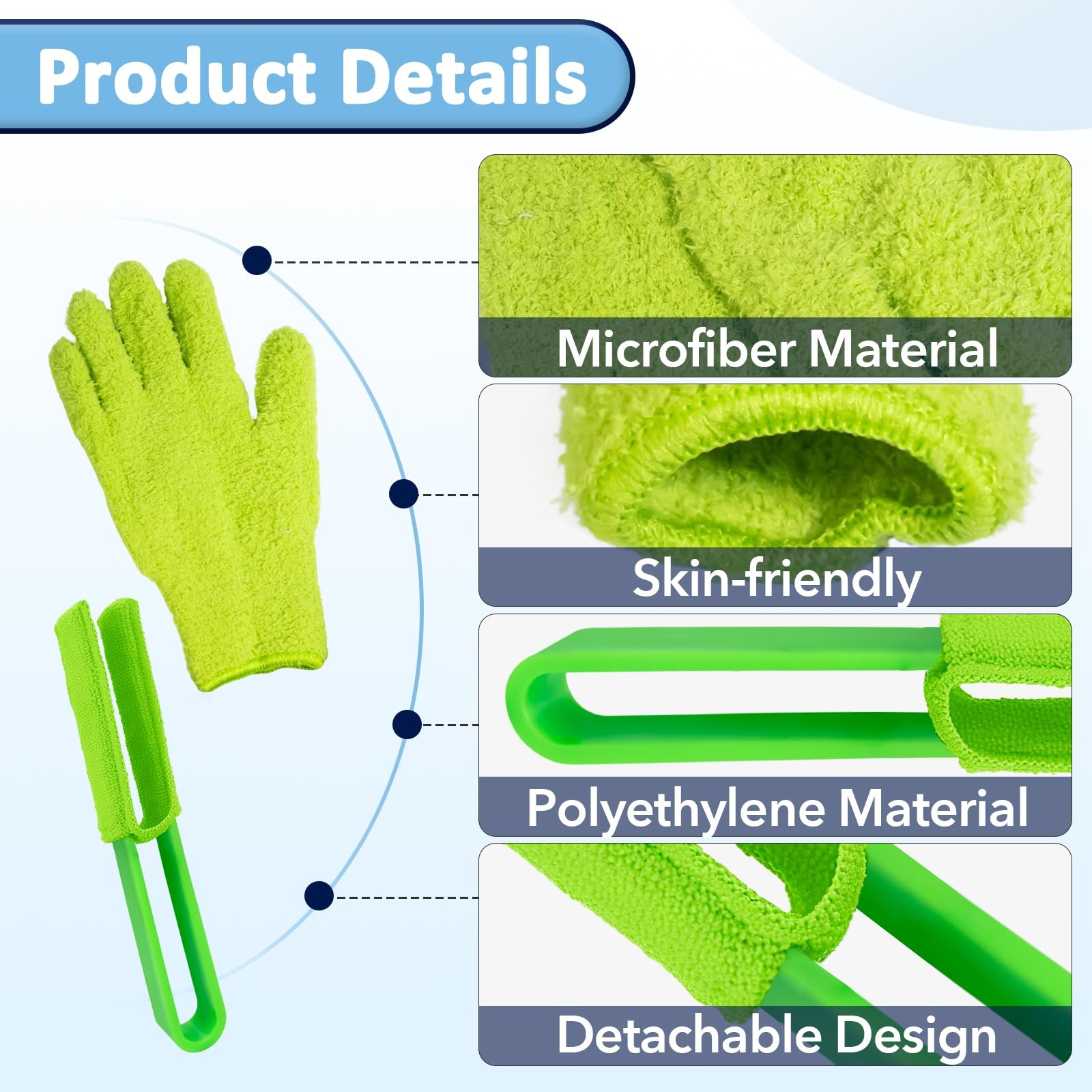 4 PCS Plants Cleaning Set, Include 2 PCS Microfiber Gloves for Plant Dusting,…