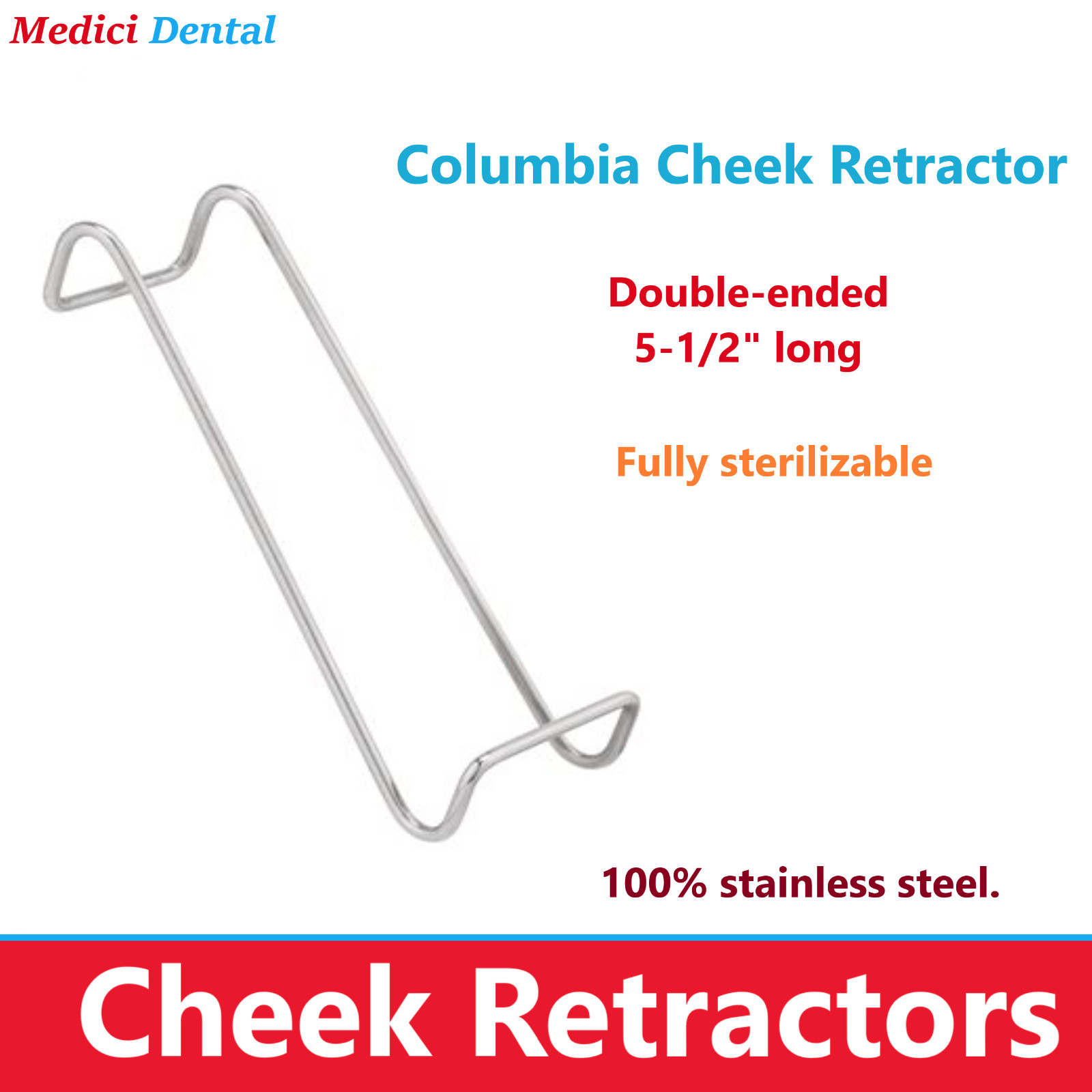 Surgical Dental Columbia Lip and Cheek Retractor Mouth Opener Gag Sternberg Oral